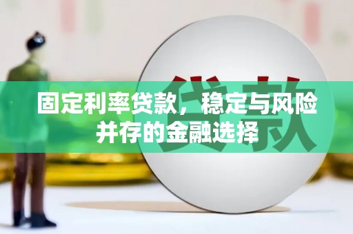 湖口固定利率贷款，稳定与风险并存的金融选择
