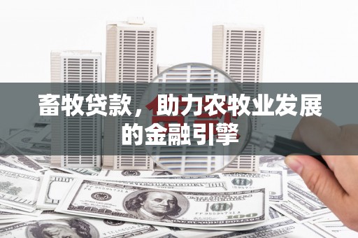 湖口畜牧贷款，助力农牧业发展的金融引擎