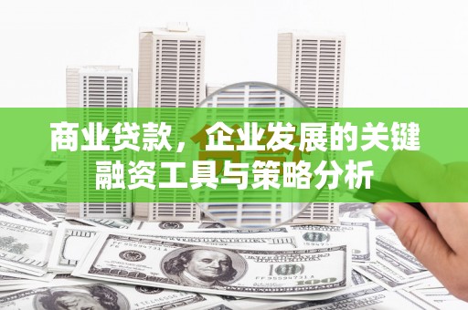 湖口商业贷款，企业发展的关键融资工具与策略分析