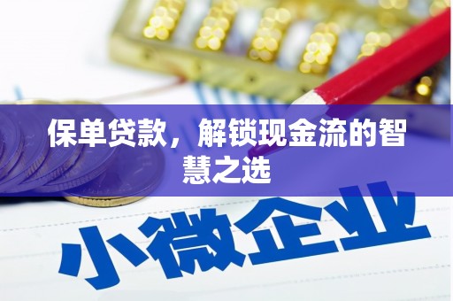 湖口保单贷款，解锁现金流的智慧之选