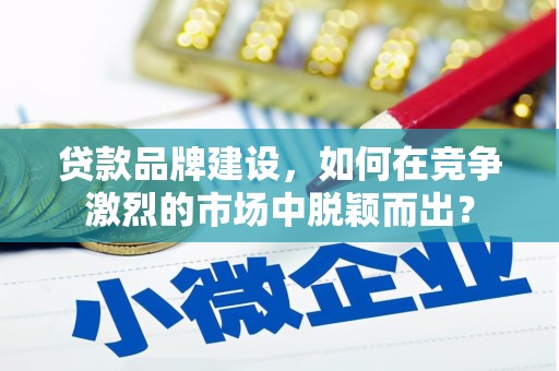 湖口贷款品牌建设，如何在竞争激烈的市场中脱颖而出？