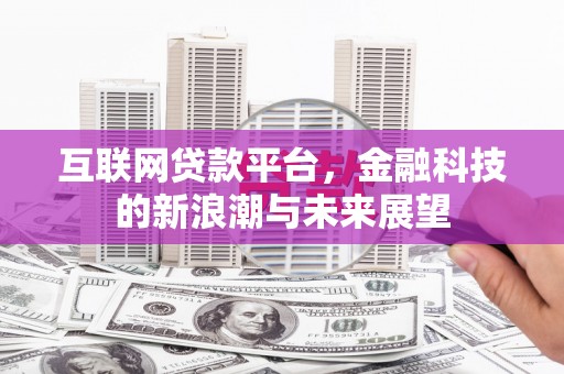 湖口互联网贷款平台，金融科技的新浪潮与未来展望
