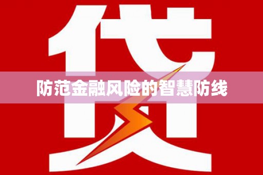 湖口防范金融风险的智慧防线