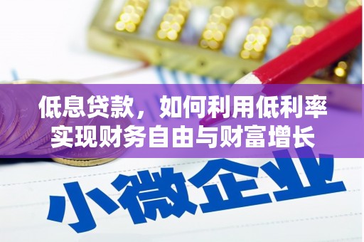 湖口低息贷款，如何利用低利率实现财务自由与财富增长